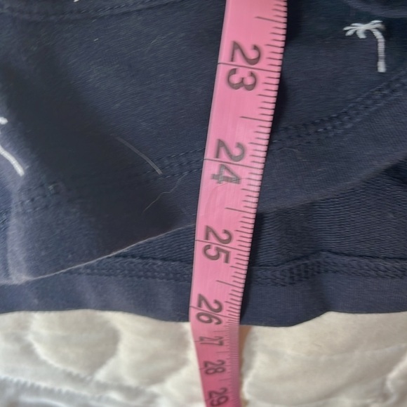 NWOT Talbots Women’s Navy Jacket With White Embroidered Palm Trees Size Large - Picture 5 of 8